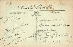 CPA Grenoble Statue de Bayard 