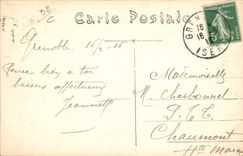 CPA Grenoble Vue generale Pont de France et cours St Andre 