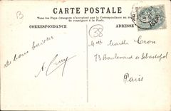 CPA Grenoble La Place Victor Hugo et la chaine des Alpes 