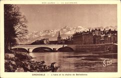 CPA Grenoble L'Isere et la chaine de Belledonne 