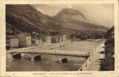 CPA Grenoble Vue sur l'Isere et le Saint Eynard 