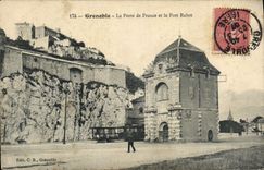 CPA Grenoble La Porte de France et le Fort Rabot 