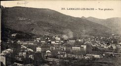 CPA Lamalou les Bains Vue generale 