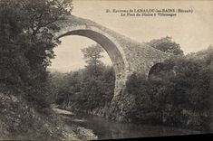 CPA Environs de Lamalou les Bains Hearult Le Pont du Diable a Villemagne 