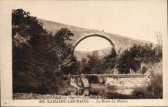 CPA Lamalou les Bains Le Pont du Diable 