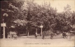 CPA Lamalou les Bains Le Bitoulet Le Square Foch Enfants