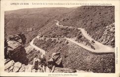 CPA Lamalou les Bains Les lacets de la route conduisant a la foret des Ecrivains Anciens Combattants