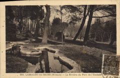 CPA Lamalou les Bains Herault La Riviere du Parc de l'Usclade 
