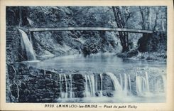 CPA Lamalou les Bains Pont du petit Vichy 