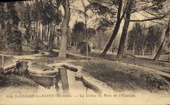 CPA Lamalou les Bains Herault La Riviere du Parc de l'Usclade 