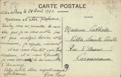 CPA Lamalou le Haut Herault L'Allee Chenes