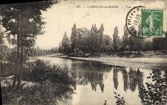 CPA Lamalou les Bains Vue sur l'Orb 