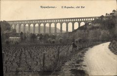 CPA Roquefavour l'Aqueduc cote est 