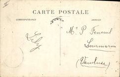 CPA Roquefavou La Route Sortie de la Gare 