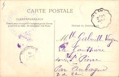 CPA Roquefavour L'Entree de l'Ermitage 
