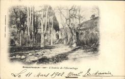 CPA Roquefavour L'Entree de l'Hermitage 