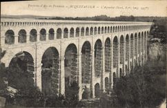 CPA Environs d'Aix en Provence Roquefavour l'Aqueduc 
