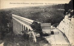 CPA Environs d'Aix en Provence Roquefavour Vue panoramique sur l'Aqueduc 