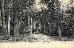 CPA Roquefavour L'Entree de l'Hermitage 