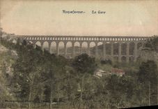 CPA Roquefavour La Gare 