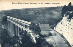 CPA Environs d'Aix en Provence Roquefavour Vue panoramique sur l'Aqueduc 