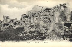 CPA Les Baux Les Ruines 