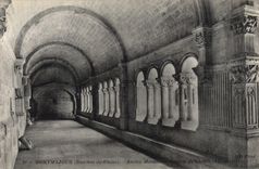 CPA Montmajour Bouches du Phone Ancien Monastere galerie du Cloitre 