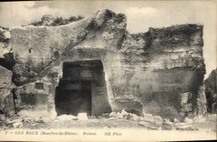 CPA Les Baux Bouches du Phone Ruines 