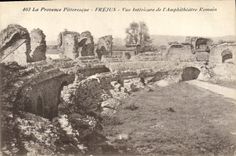CPA La Provence Pittoresque Frejus Vue Interieure de l'Amphitheatre Romain 