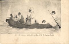 CPA Arrivees des Saintes Maries 