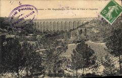 CPA Environs d'Aix en Provence Roquefavour La Vallee de l'Arc et l'Aqueduc 