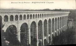 CPA Environs d'Aix en Provence Roquefavour l'Aqueduc 