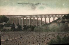 CPA Environs d'Aix en Provence Aqueduc de Roquefavour 