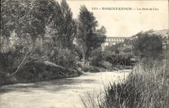 CPA Roquefavour Les bords de l'Arc 