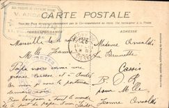 CPA Roquefavour La route et le pont 