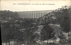 CPA Roquefavour La vallee de l'Arc et l'Aqueduc 