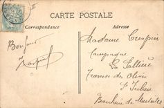 CPA Roquefavour la gare 