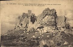 CPA Les Baux Ruines de l'ancien Chateau feodal construit au X siecle par Pons le Jeune et demoli en 