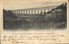 CPA Environs d'Aix en Provence Pont Aqueduc de Roquefavour 
