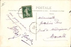 CPA Roquefavour Arrivee a l'Ermitage du Vallon St Honorat 