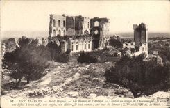 CPA Environs d'Arles Mont Majour Les Ruines de l'Abbaye Celebre au temps de Charlemagne 