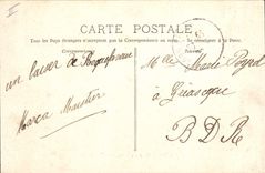 CPA Roquefavour L'Entree de l'Ermitage 
