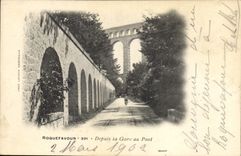CPA Roquefavour Depuis la Gare au Pont 