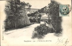 CPA Roquefavour L'Arrivee du Cote d'Aix 