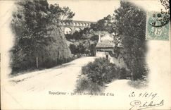 CPA Roquefavour L'Arrivee du Cote d'Aix 