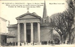 CPA St Remy de Provence Eglise St Remy 1825 