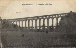 CPA Roquefavour l'Aqueduc cote Ouest 