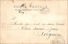 CPA Environs d'Arles Montmajour La Tour et l'entree du Monastere 