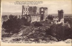 CPA Environs d'Arles Montmajour Les Ruines de l'Abbaye 