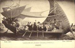 CPA Musee d'Aix Cleopatre et Antoine sur le Cydnus Picou